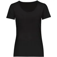 Trigema T-Shirt TRIGEMA Rundhalsshirt aus Viskose (1-tlg)