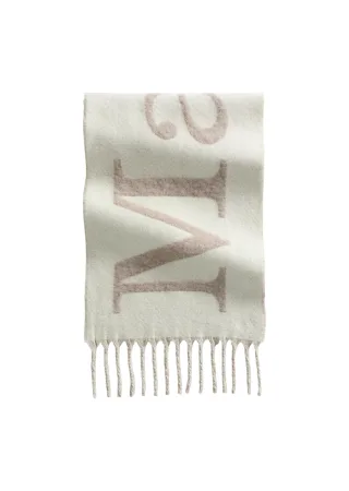 Marc OPolo Casual - Jacquard-Schal Light Beige - Gr. - OS