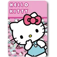 Wohndecke Hello Kitty Cutie Fleece-Decke 100x140cm, Hello Kitty, Geschenkidee für Mädchen und Jungen