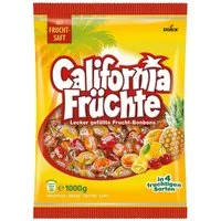 STORCK Süßigkeit California Früchte, Gefüllte Fruchtbonbons, 1 kg