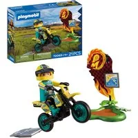 Playmobil® Offroad Motorrad (72065), City Action Konstruktions-Spielset, (21 St), Made in Europe