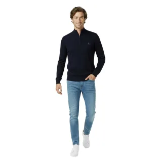 Jack Wills - Pullover für Herren, Weiter Stehkragen (Marine)