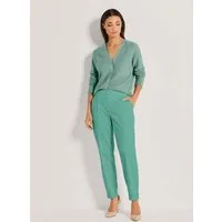 MADELEINE 7/8-Hose Bequeme Hose zum Schlüpfen Unifarbenes Design, ohne Verschluss, moderner Look