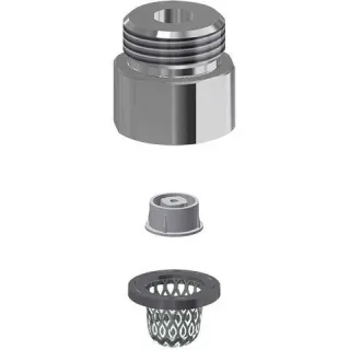 KWC Aquarotter Anschlussstück, PROTRONIC, ND, m. Mengenregler u. Sieb, 2000109480, 2000109480 2000109480