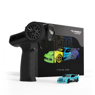 Turbo Racing C74 RTR 1/76 2.4G RWD Mini Drift RC Car Full Proportional LED Light Upgrade Chassis TC06 Miniature Professi