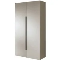 Compleo Kleiderschrank zwei Türen, Aufsatz als Option, Drehtürenschrank STELLS