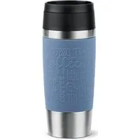 Emsa Thermobecher Travel Mug Classic, mit 360°-Trinköffnung, auslaufsicher, rutschfest, Edelstahl, Kunststoff, Silikon, 4h heiß, 8h kalt - 360 ml / 6h heiß, 12h kalt - 500 ml, 100% dicht