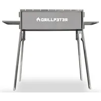 Grillpeter Holzkohlegrill Mangal Izmir Steckmangal 2 mm Edelstahl Schaschlikgrill