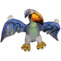 Kuscheltier Flugdino Kuscheltier mit Glitzerflügeln