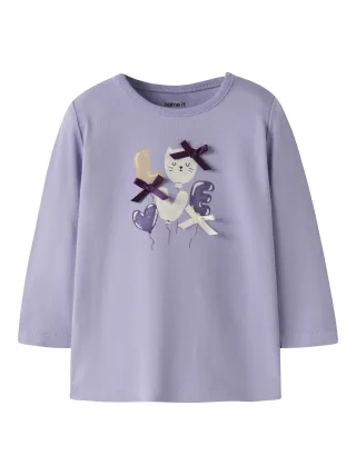 NAME IT - NBFNAIME LS TOP BOX Heirloom Lilac - Gr. - 68