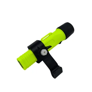 Aktionsset: Hand- und Helmleuchte + UK 4AA Helmhalterung | AccuLux HL 10 EX | Ex-geschützt | Power LED | IP 68 | schlagfest | stabil | EN 443:2008
