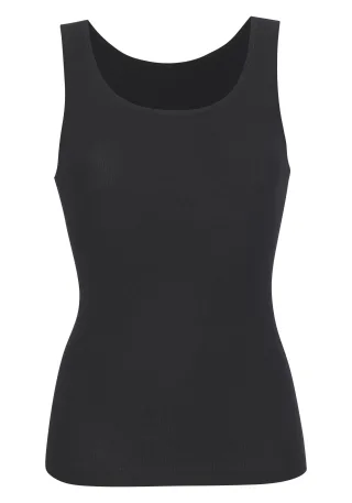 Copenhagen Studios CPH Top woven logo 1x black - Gr. - M