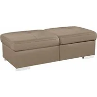 exxpo - sofa fashion Hocker Spring Bankhocker, guter Sitzkomfort und tolle Verarbeitungsdetails, aus Luxus-Microfaser +Simply Clean - für besonders einfache Reinigung!