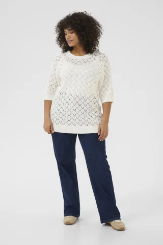 Strickpullover Loose fit white
