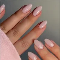 LuxusKollektion Kunstfingernägel Kunstnägel PressOn Acryl Kurz Rund Mandel Gel 24 Stück Alt Rosa