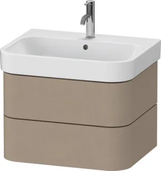 Duravit Happy D.2 Plus Waschtischunterbau wandhängend Leinen Matt 625x490x415 mm - HP4386075750000 HP4386075750000