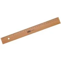 Lineal Lineal Holz 30cm Buche Metalleinlage
