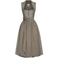 Alpenmärchen Dirndl Langes Dirndl Avelina in taupe - ALM1047