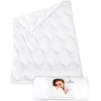 Third of Life 4-Jahreszeitenbett Nachhaltige Ganzjahresdecke VERDA, Füllung: Kunstfaser, Bezug: Superweiche Kunstfaser mit Peachskin-Veredelung, Steppdecke aus 100% recyceltem Material, Für Allergiker geeignet