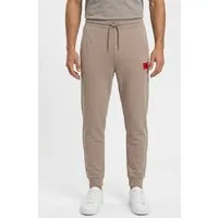 HUGO Sweathose Doak elastischer Bund, Regular Fit, Seitentaschen, Gesäßtasche