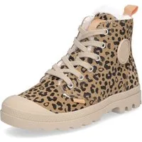 Palladium Palladium Damen Sneaker Pampa Hi Zip Wl braun Leo Sneaker