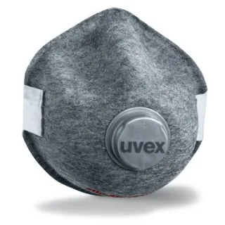 uvex silv-Air pro 7200 Atemschutzmaske FFP1 mit Ausatemventil silber one size - 8707210
