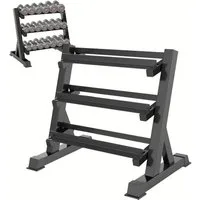 ToteBox Kurzhantelständer 3 Regale Rack für Kurzhanteln Aller Gewichte Belastbarkeit 300kg