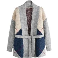 Next Strickjacke Strickjacke mit Wickeldesign (1-tlg)