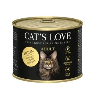 CAT'S LOVE Nassfutter Katze Adult Huhn 12x200 g