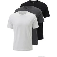 TOM TAILOR T-Shirt Pure Cotton (Sparpack, 3er-Pack) im 3er SPARPACK