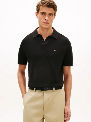 COOL TOUCH STRUCTURE SS POLO Black - Gr. - M