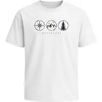 Neverless Oversize-Shirt Herren T-Shirt - Outdoor Kompass - Printshirt Oversized Relaxed Fit mit Print