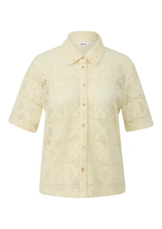 s.Oliver - Polo-Shirt beige - Gr. - 42