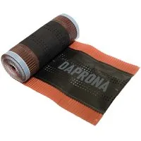 DAPRONA Dichtungsband Firstband Alu Super Vent, (230mm x 5m Rot (RAL 8004) Rollfirst für eine optimale Dachfirst Abdeckung, Super Butylkleber, 1-St), Rollfirst für eine optimale Dachfirst Abdeckung, Super Butylkleber