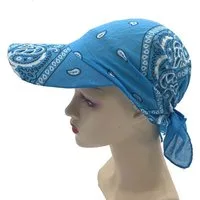 Zaewry Baseball Cap Bandana Cap mit Schleifenbindung Damen,leicht und weich
