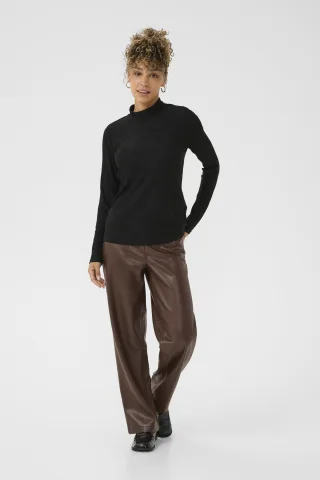 Langarm-Shirt Feminine black