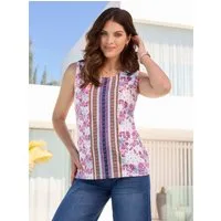 Sieh an! Shirttop Shirttop Ärmellos