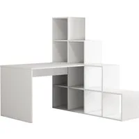 OTTO home Regal-Schreibtisch Ciela, flexible Aufstellmöglichkeiten, wechselseitig montierbar, B. 137 cm