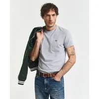 Gant T-Shirt SLIM SHIELD SS T-SHIRT mit Logostickerei auf der Brust