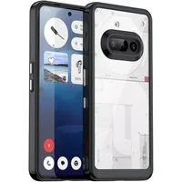 Wigento Handyhülle für Nothing Phone 3a Colorful Series TPU Acryl Hybrid Schwarz, Colorful Series Hybrid Schutzhülle