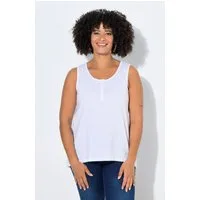 Angel of Style Longtop Jersey-Top A-Linie Flammjersey Knopfleiste