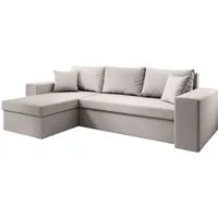 Luxusbetten24 Schlafsofa Designer Sofa Denver, mit Stauraum und Schlaffunktion
