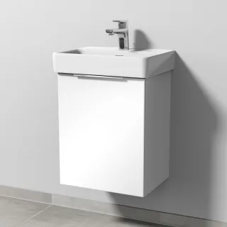 Sanipa 3way Waschtischunterbau zu Laufen Pro S Waschtisch mit 1 Tür, Weiß-Glanz UF78378