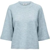 ONLY Strickpullover ONLSIMONI 3/4 PULLOVER KNT NOOS Materialmix, regular fit