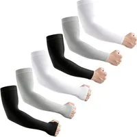 Mutig Armlinge Armstulpen 6/7 Paar, UPF 50+ UV Schutz Ärmlinge Damen Herren (kühlend & atmungsaktiv, Kompression Arm Sleeves, 6-St., Unisex Arm Sleeves, Tattoo Abdeckung) für Radsport, Basketball, Golf, Fitness & Outdoor