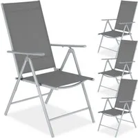 tectake Gartenstuhl Marcellino (4 St), klappbar