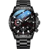Toomoke Quarzuhr Quarzuhr, Herren-Armbanduhr, Multifunktionsuhr HerrenUhr, (Quarz Uhr mit Edelstahl Armband), Multifunktionsuhr Armbanduhr, für Liebhaber Herrenuhren