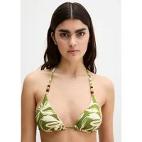 Marc O'Polo Bandeau-Bikini-Top Shiny Abstract Flower AOP