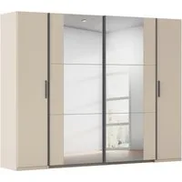 rauch Schwebetürenschrank Kleiderschrank Drehtürenschrank Schrank Garderobe KRONACH (in 3 Ausstattungen BASIC/CLASSIC/PREMIUM, Breiten 225/268/311/354 cm) Kombischrank optional mit 1 oder 2 Spiegel viele Böden MADE IN GERMANY