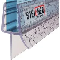 STEIGNER Duschdichtung 30cm Gerade PVC Ersatzdichtung für Dusche, L: 30 cm, (1 Stück Packung, Einzeldichtung), Glasstärke 5/6 mm Model: UK33-06